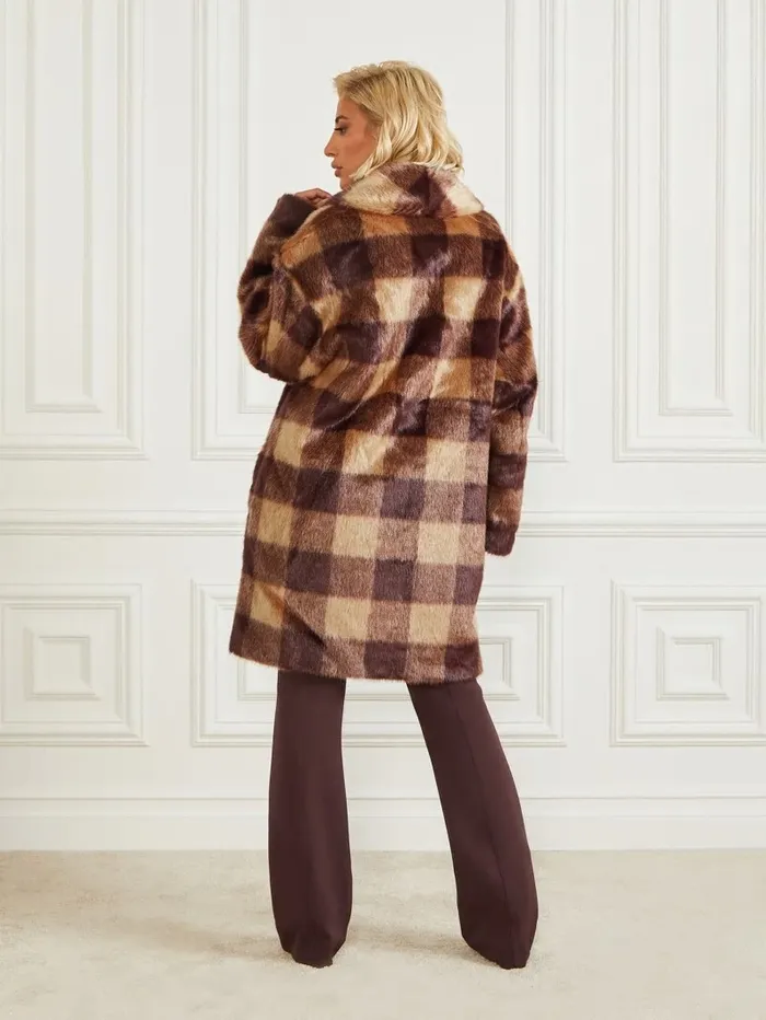 Rochelle Coat Camel And Dark Bourbon Bi Jackets and Coats GUESS Women Rochelle Coat Camel And Dark Bourbon Bi Jackets and Coats GUESS Women