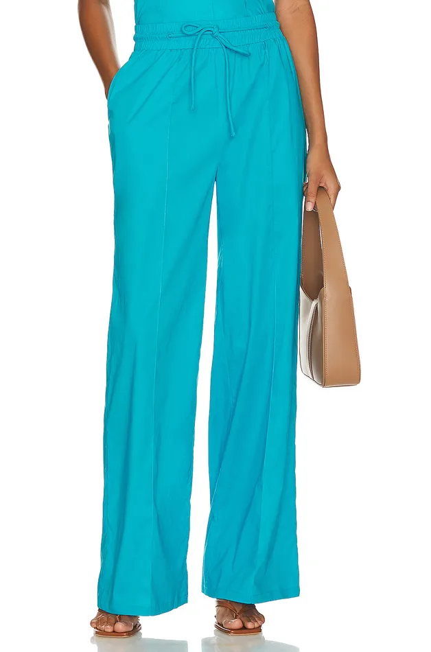 Rockaway Pant Cerulean Blue Women Lovers and Friends Pants