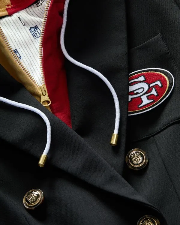 San Francisco 49ers Dickey Jacket San Francisco 49ers Women Veronica Beard Jackets and Outerwear
