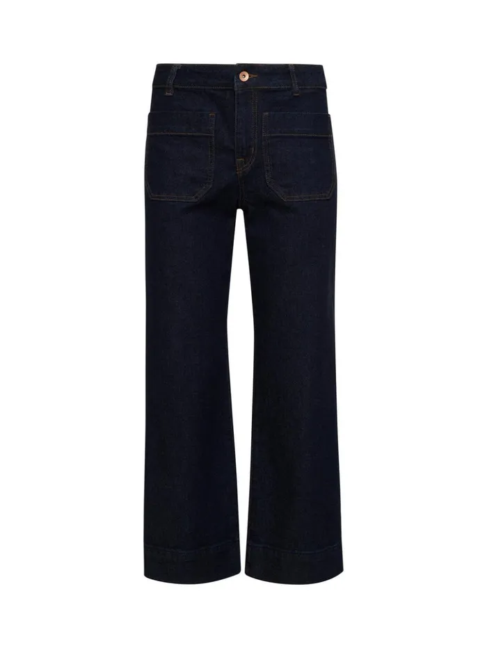 Sanctuary Clothing Denim Women The Marine Standard Rise Denim Pant Magnetic