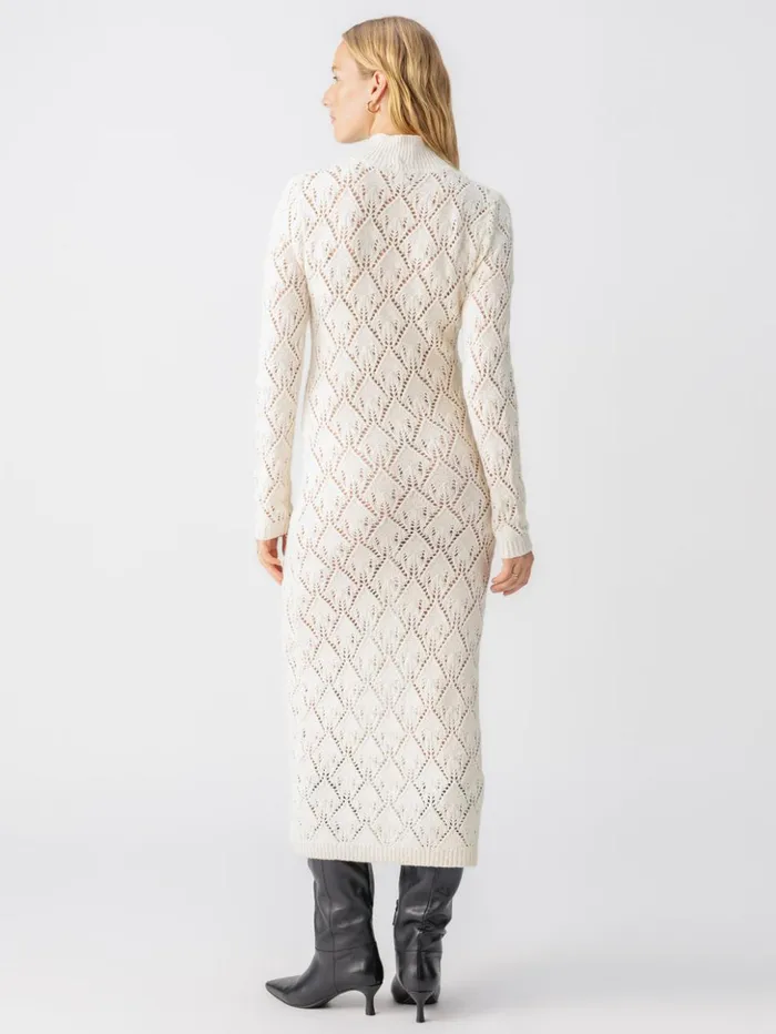 Sanctuary Clothing Dresses and Jumpsuits Women Pointelle Sweater Maxi Dress Eco Natural Sanctuary Clothing Dresses and Jumpsuits Women Pointelle Sweater Maxi Dress Eco Natural