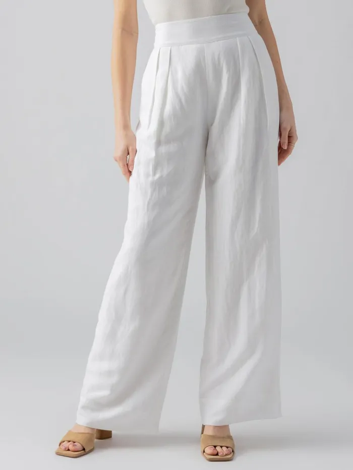 Sanctuary Clothing Pants Women Pull Me On High Rise Pant White