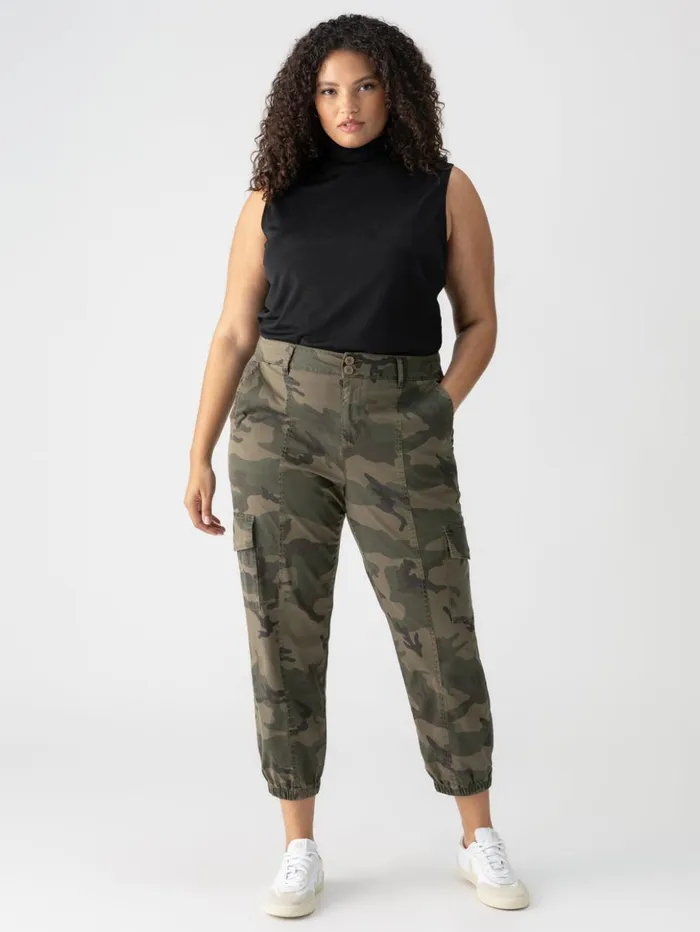 Sanctuary Clothing Pants Women Rebel Standard Rise Pant Hiker Camo Inclusive Collection