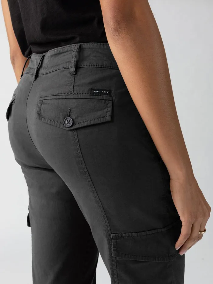 Sanctuary Clothing Pants Women Rebel Standard Rise Pant Obsidian
