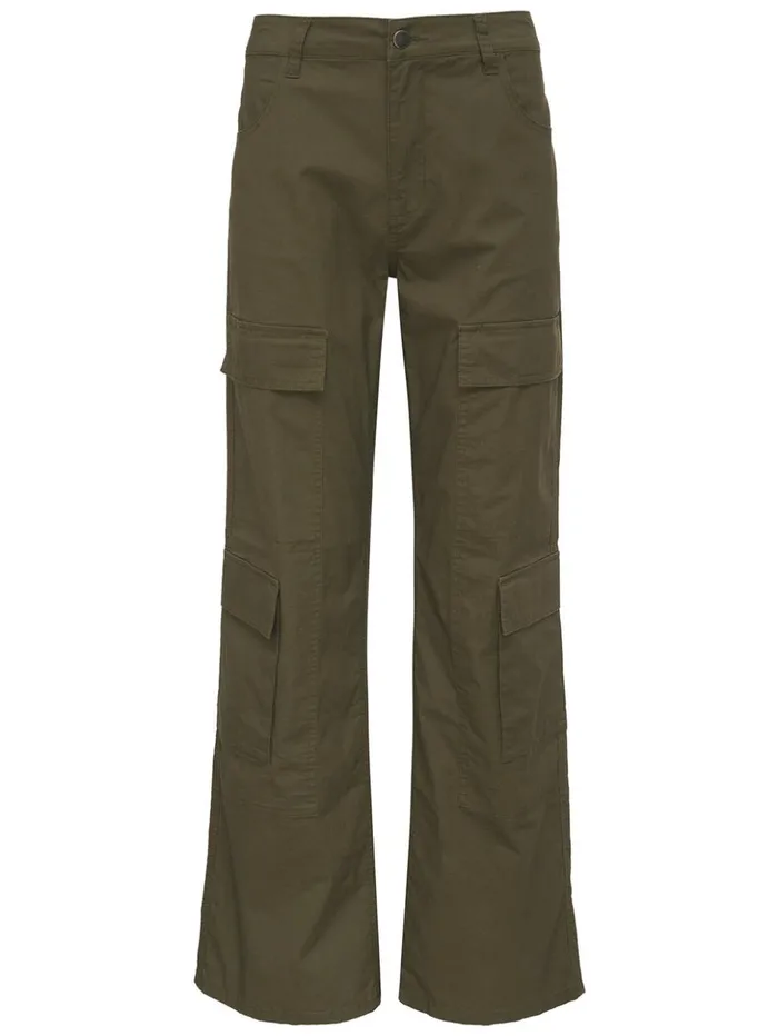 Sanctuary Clothing Pants Women Reissue Cargo Standard Rise Pant Mossy Green Inclusive Collection