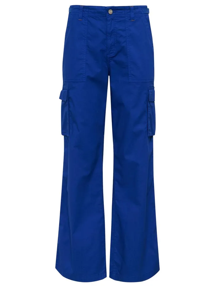 Sanctuary Clothing Pants Women Reissue Cargo Standard Rise Pant Ocean Blue Inclusive Collection