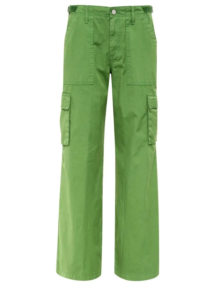 Sanctuary Clothing Pants Women Reissue Cargo Standard Rise Pant Washed Chlorophyl