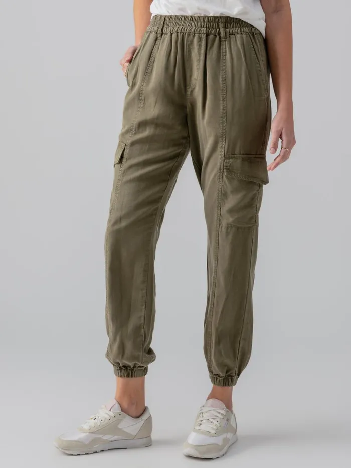 Sanctuary Clothing Pants Women Relaxed Rebel Standard Rise Pant Burnt Olive