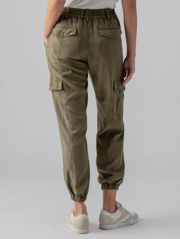 Sanctuary Clothing Pants Women Relaxed Rebel Standard Rise Pant Burnt Olive