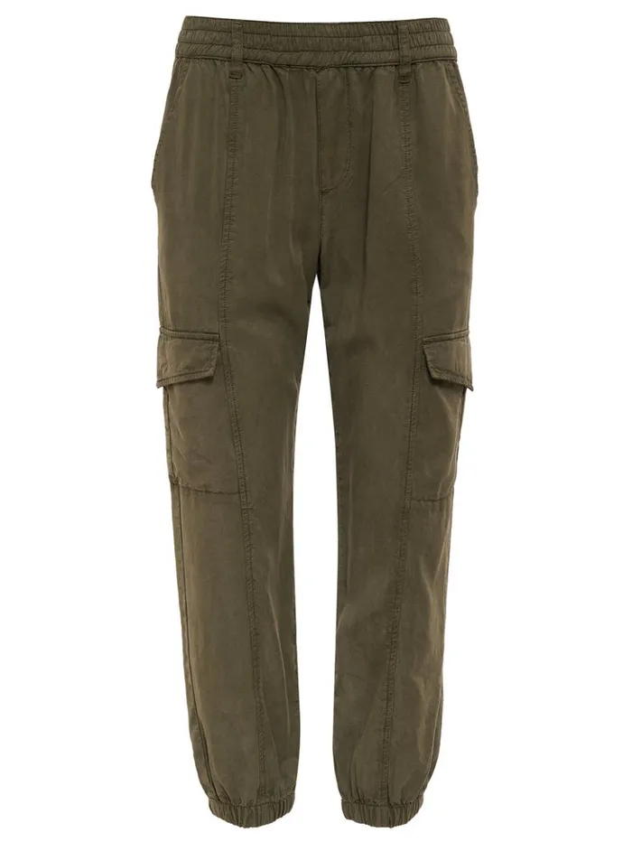 Sanctuary Clothing Pants Women Relaxed Rebel Standard Rise Pant Burnt Olive