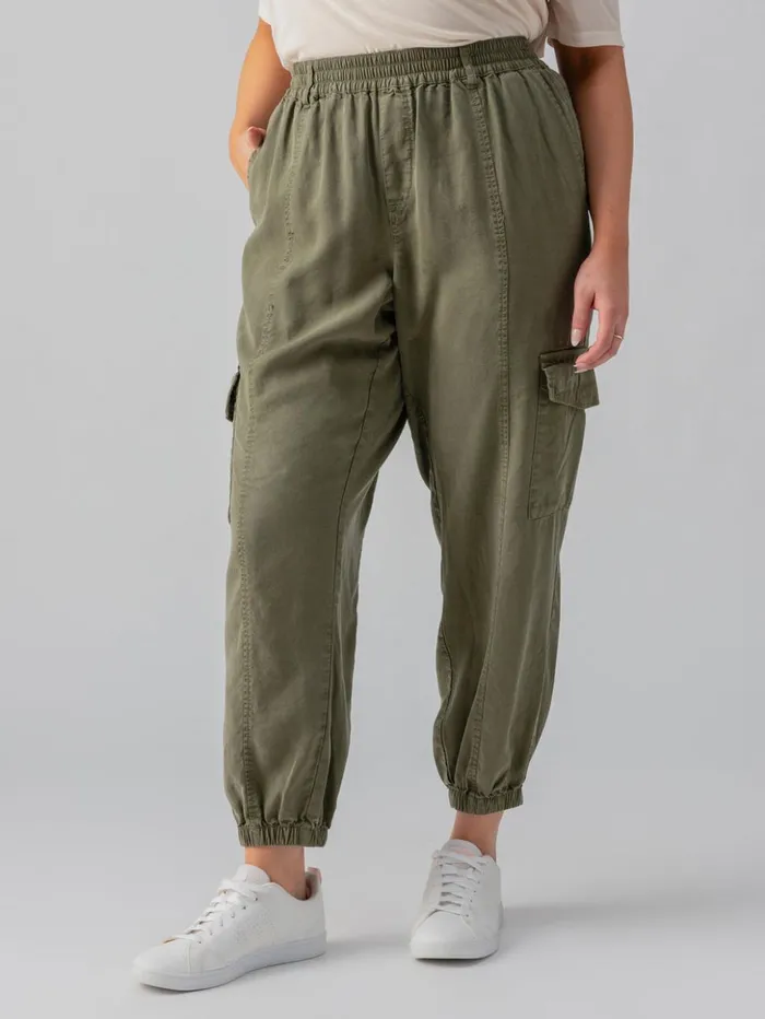 Sanctuary Clothing Pants Women Relaxed Rebel Standard Rise Pant Burnt Olive Inclusive Collection