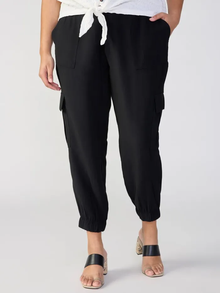 Sanctuary Clothing Pants Women The Harmony Semi High Rise Pant Black Inclusive Collection