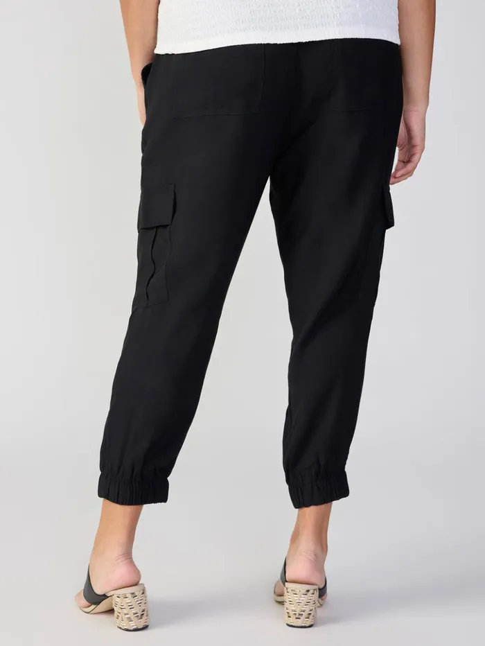 Sanctuary Clothing Pants Women The Harmony Semi High Rise Pant Black Inclusive Collection