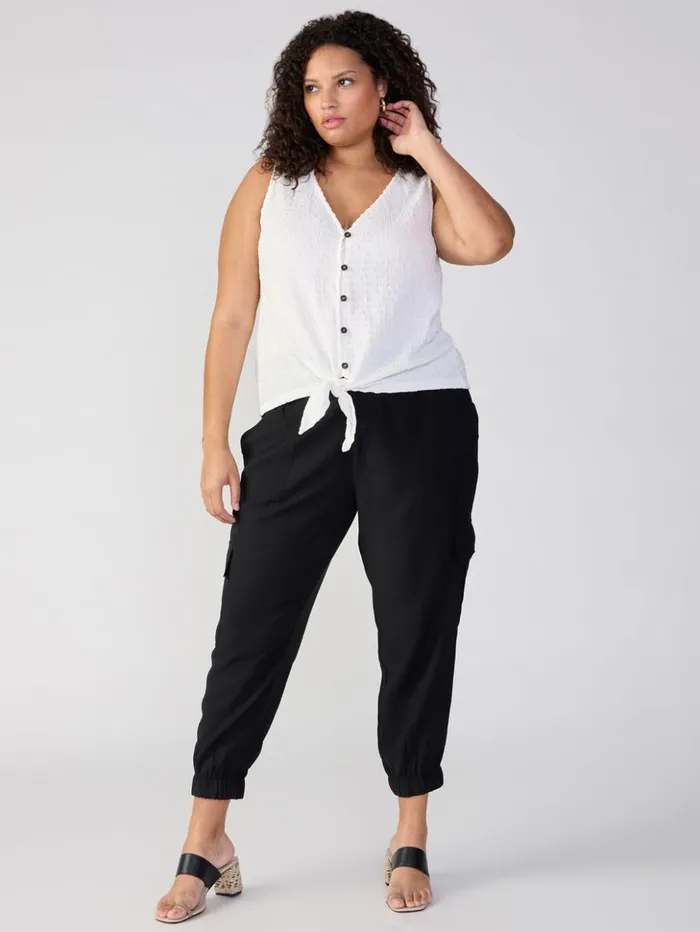 Sanctuary Clothing Pants Women The Harmony Semi High Rise Pant Black Inclusive Collection
