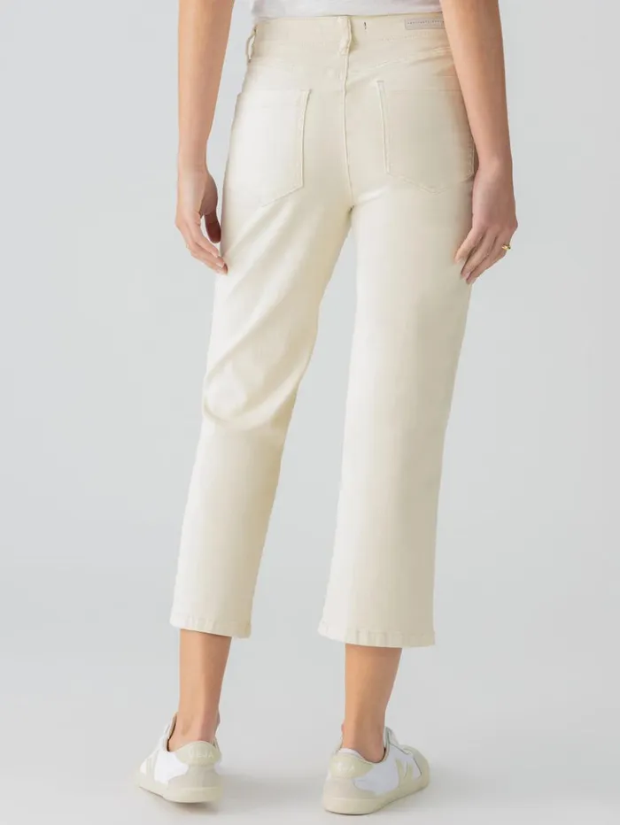 Sanctuary Clothing Pants Women Vacation Crop High Rise Pant Birch