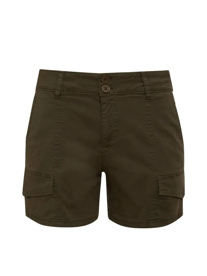 Sanctuary Clothing Shorts Women Rebel Standard Rise Short Hiker Green Inclusive Collection