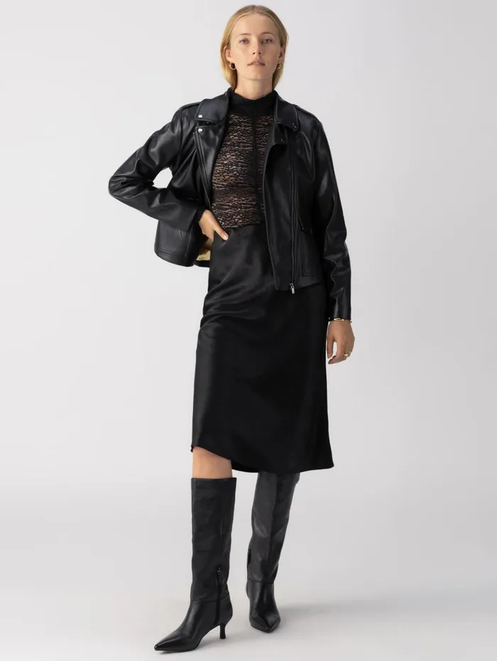 Sanctuary Clothing Skirts Women Everyday MidRise Maxi Skirt Black Sanctuary Clothing Skirts Women Everyday MidRise Maxi Skirt Black