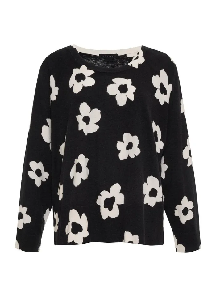 Sanctuary Clothing Sweaters and Cardis Women All Day Long Sweater Flower Pop Inclusive Collection