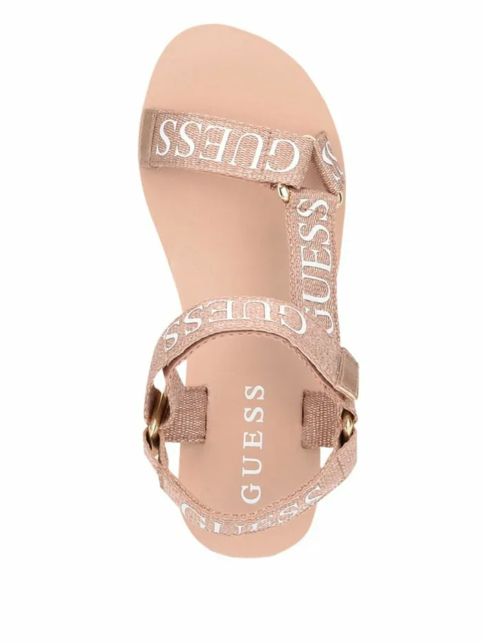 Sandals GUESS Women Avin Platform Sport Sandals Pink Multi Fabric Sandals GUESS Women Avin Platform Sport Sandals Pink Multi Fabric