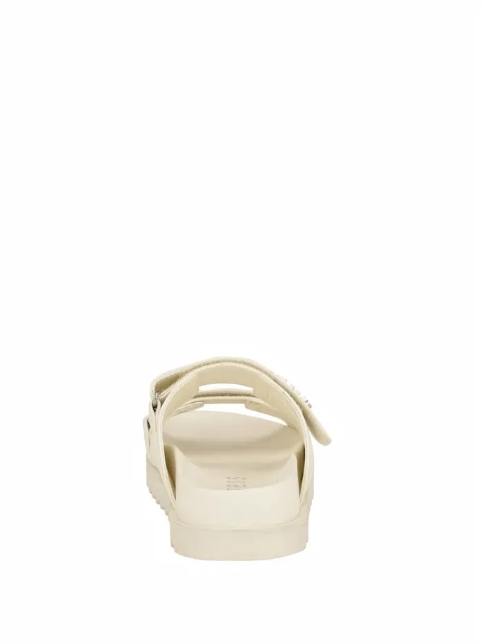 Sandals GUESS Women Fabulon TwoStrap Slides Ivory 150 Sandals GUESS Women Fabulon TwoStrap Slides Ivory 150
