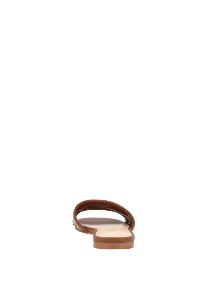 Sandals GUESS Women Hammi Logo Slide Sandals Medium Brown Sandals GUESS Women Hammi Logo Slide Sandals Medium Brown