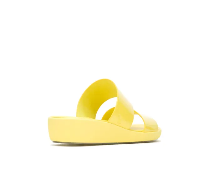 Sandals Hush Puppies Women Brite Jells Slide Sun Yellow