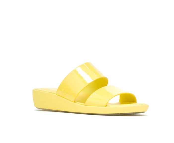 Sandals Hush Puppies Women Brite Jells Slide Sun Yellow