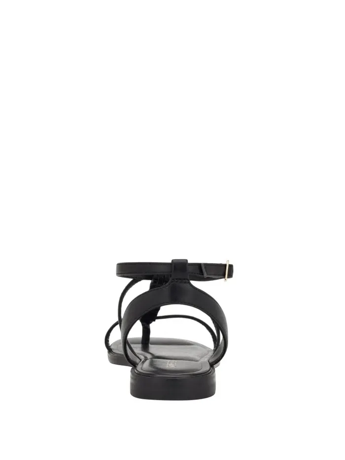 Sandals Women GUESS Raima GLink Chain Sandals Black 001