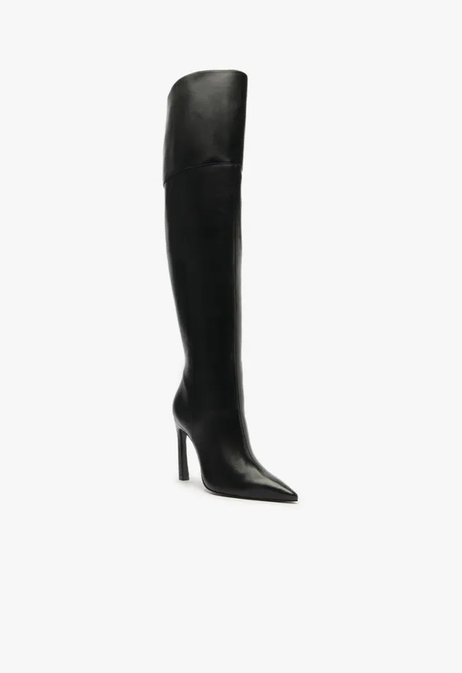 Schutz Shoes Boots Cate Over The Knee Boot Black 8211 Women
