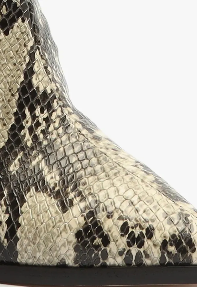 Schutz Shoes Boots Maryana Block Boot Natural Snake 8211 Women