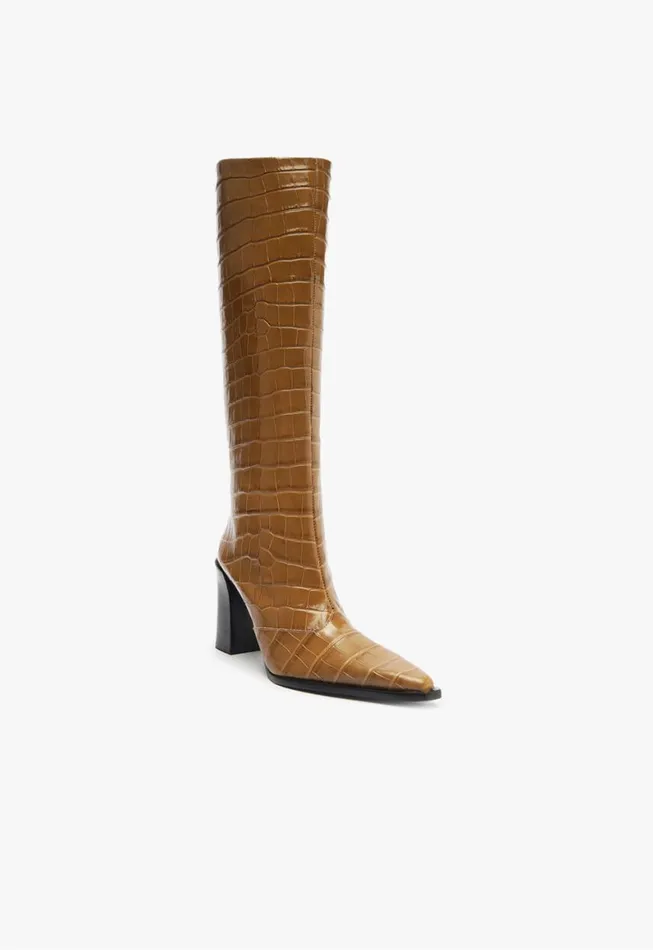 Schutz Shoes Boots Raffaela Up Boot Brown 8211 Women