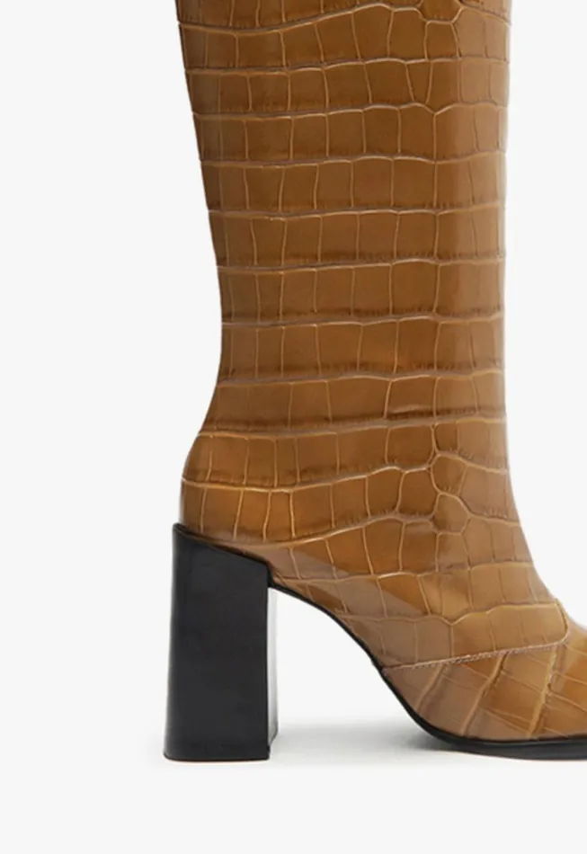 Schutz Shoes Boots Raffaela Up Boot Brown 8211 Women