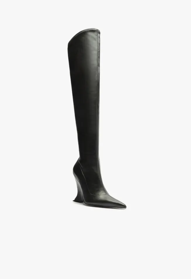 Schutz Shoes Boots Siena Over The Knee Boot Black 8211 Women