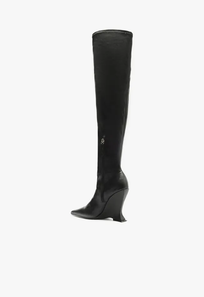 Schutz Shoes Boots Siena Over The Knee Boot Black 8211 Women