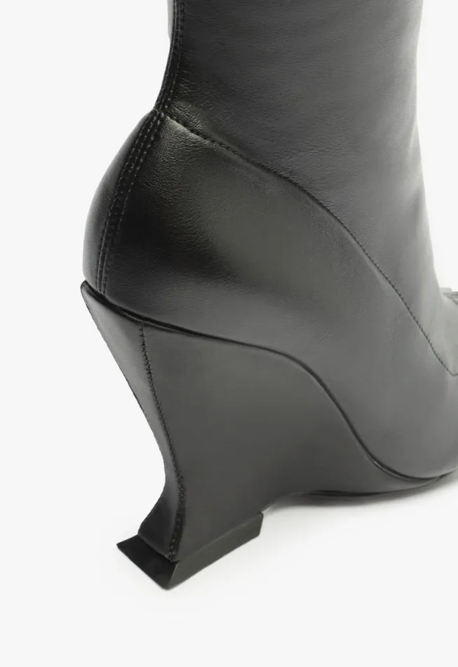 Schutz Shoes Boots Siena Over The Knee Boot Black 8211 Women