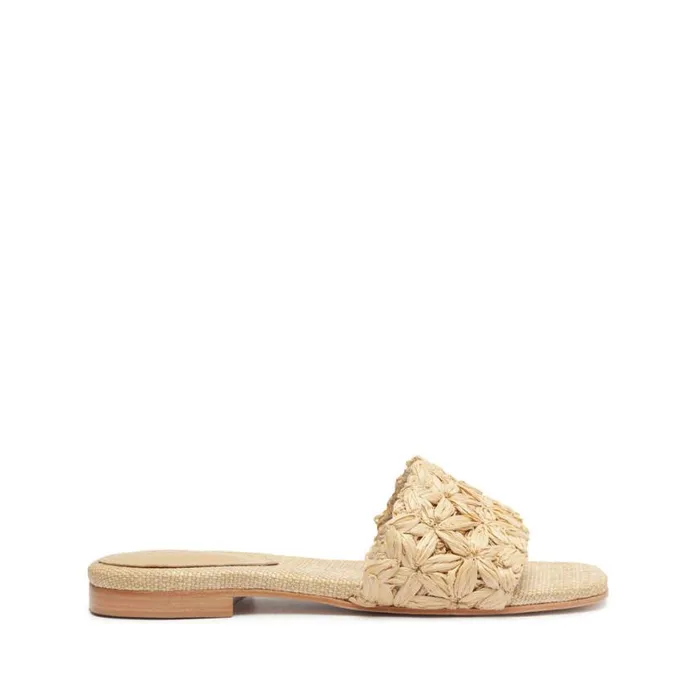 Schutz Shoes Flats Ayla Flat Sandal Beige 8211 Women