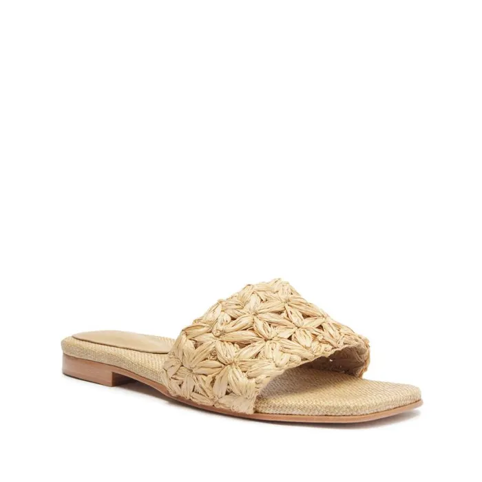 Schutz Shoes Flats Ayla Flat Sandal Beige 8211 Women
