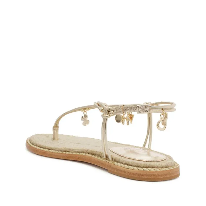 Schutz Shoes Flats Mitchell Flat Sandal Gold 8211 Women