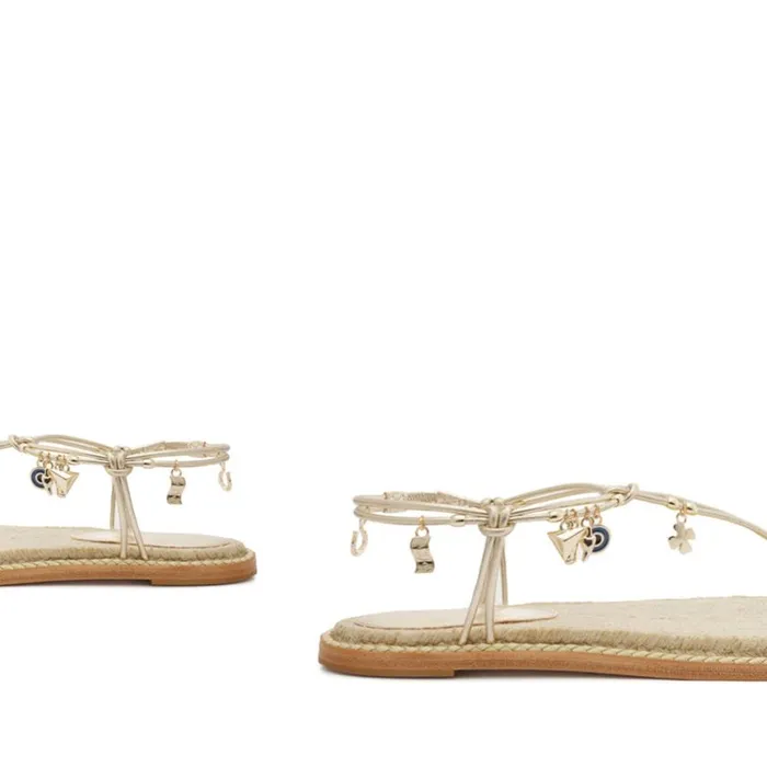 Schutz Shoes Flats Mitchell Flat Sandal Gold 8211 Women