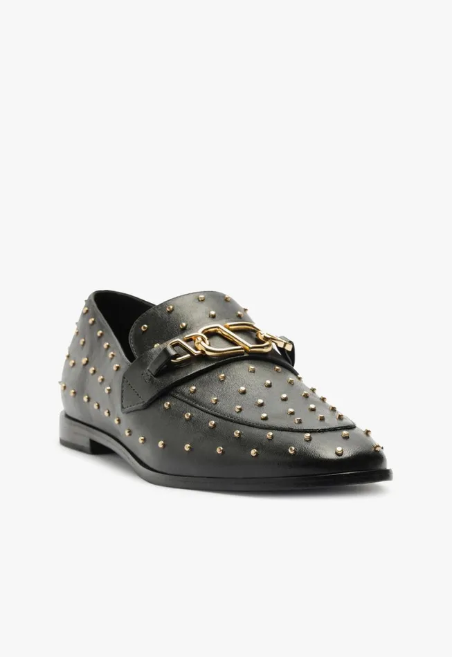 Schutz Shoes Loafers Morgan Flat Black 8211 Women
