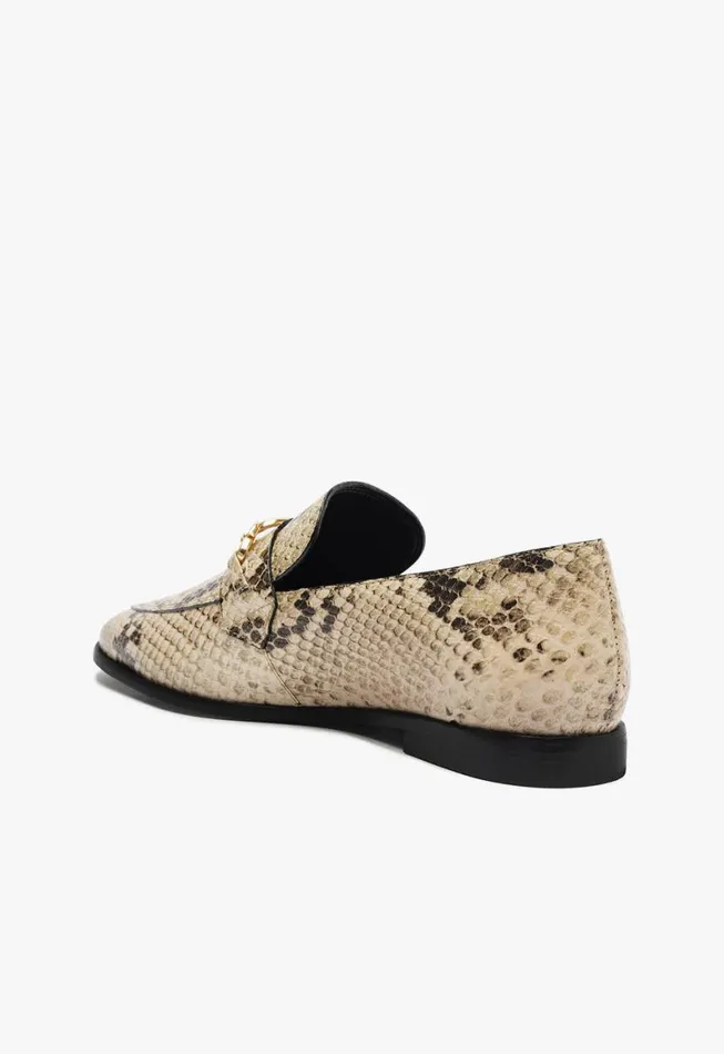 Schutz Shoes Loafers Morgan Flat Snake Printed 8211 Women
