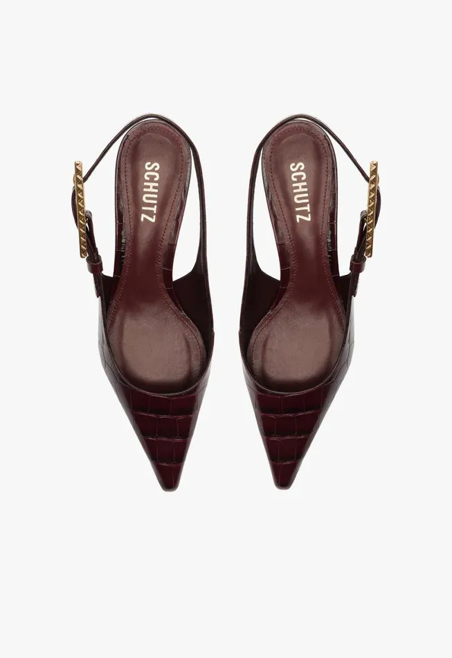 Schutz Shoes Pumps Ciara Mid Pump Cherry Wine 8211 Women