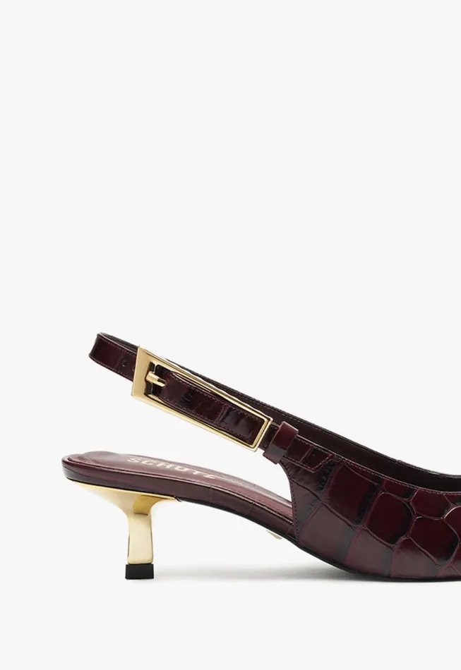 Schutz Shoes Pumps Ciara Mid Pump Cherry Wine 8211 Women