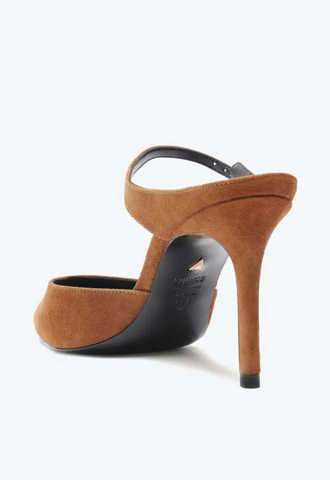 Schutz Shoes Pumps Laura Mule Suede Pump Caramel 8211 Women