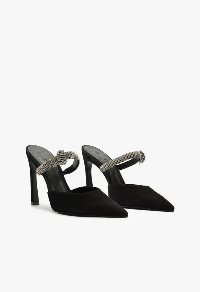 Schutz Shoes Pumps Pearl Curve Mule Pump Black 8211 Women