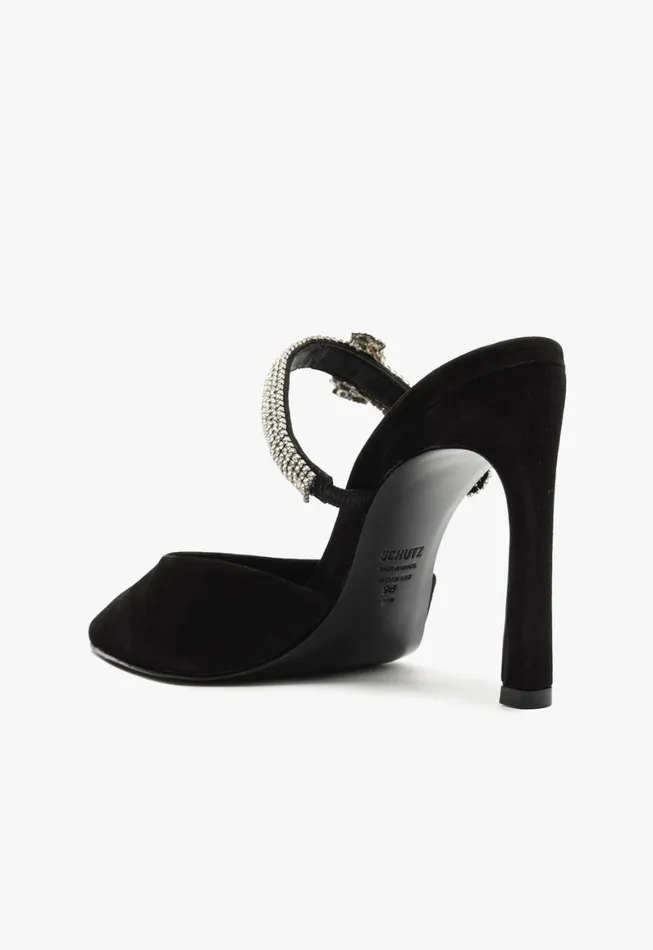 Schutz Shoes Pumps Pearl Curve Mule Pump Black 8211 Women