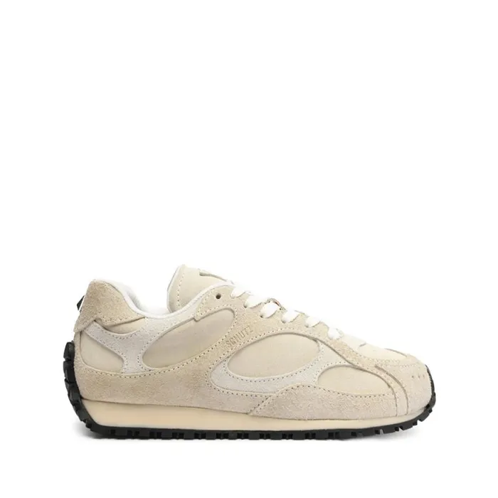Schutz Shoes Sneakers Wave 70 Suede Sneaker Pearl 8211 Women