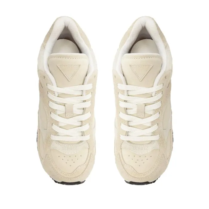 Schutz Shoes Sneakers Wave 70 Suede Sneaker Pearl 8211 Women
