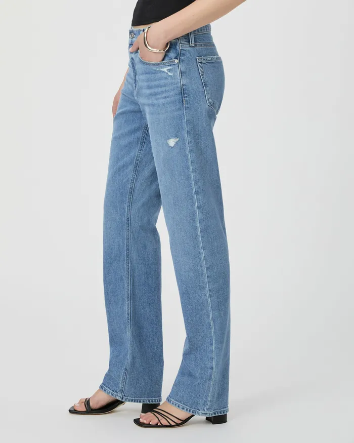 Serena Straight Jean 8211 Holy Grail Distressed Straight PAIGE Women