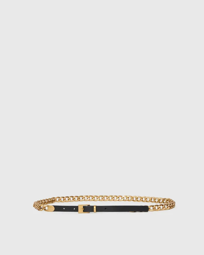 Shop Belts PAIGE Women Exclusive Kellan Belt 8211 Black Leather
